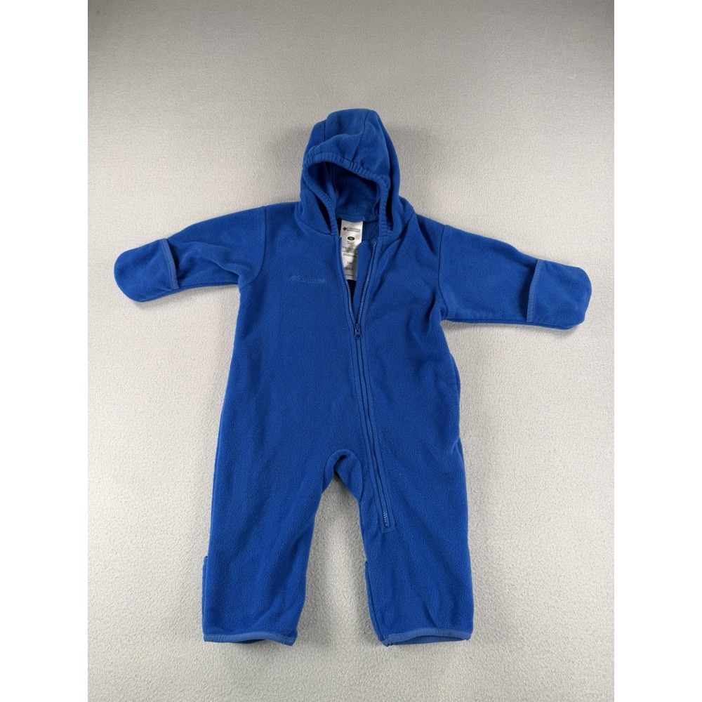Columbia Baby Fleece Snowsuit Bunting Blue Size 12 months